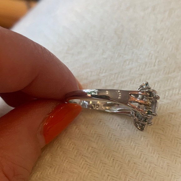Vintage NVC Snowflake CZ Ring Size 10 - Picture 6 of 10